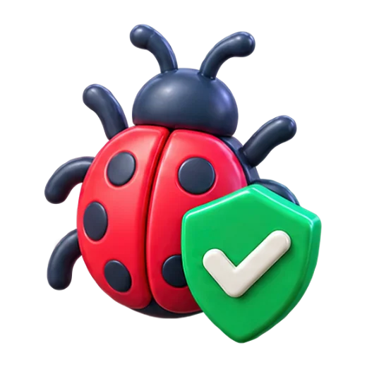 Ladybug with Shield