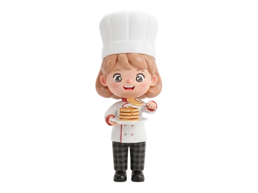 Chef with Pancakes