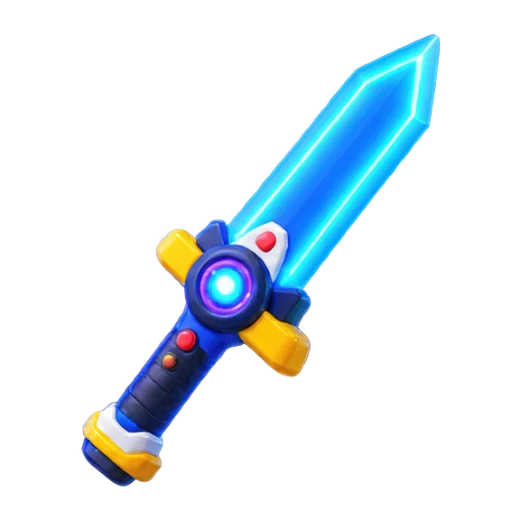 Futuristic Glowing Sword