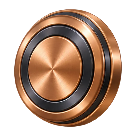 Metallic Button Icon