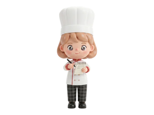 Chef Writing Notes