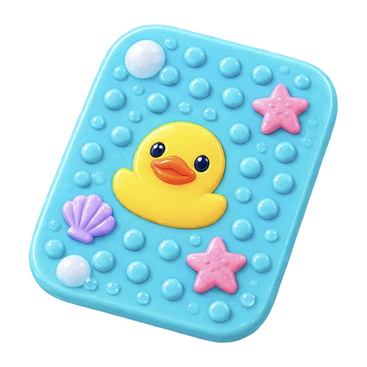 Bath Mat with Duck