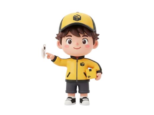 Delivery Boy with Camera