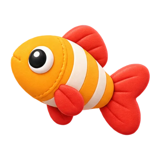 Cartoon clownfish