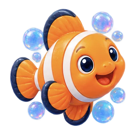 Clownfish Bath Toy