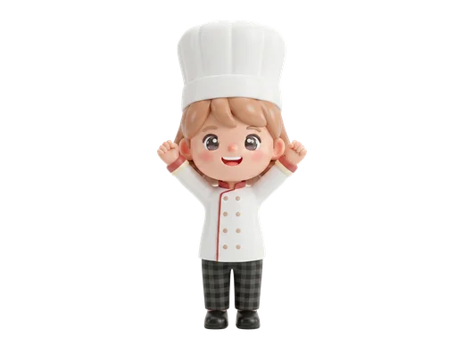 Chef Celebrating