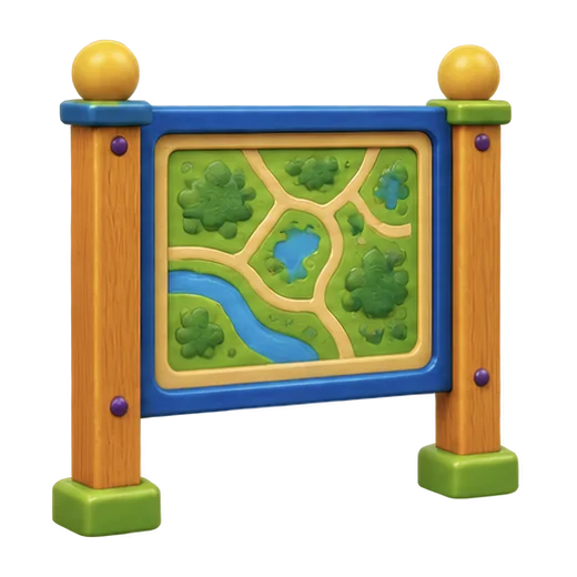 Park Map Sign