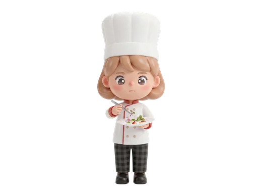 Chef Holding Plate of Food