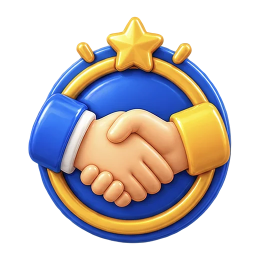 Handshake Badge