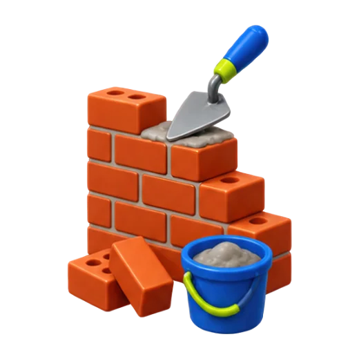 Brick Wall Under Construction