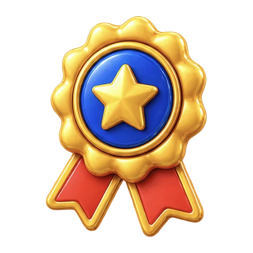 Gold Star Badge